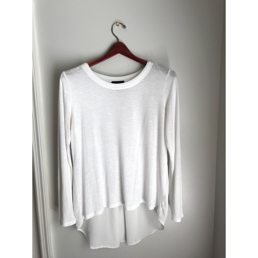 White Layered Blouse